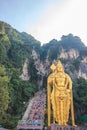 The Batu Caves Lord Murugan Statue, Kuala lumpur, Malaysia. Royalty Free Stock Photo