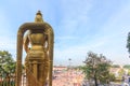 The Batu Caves Lord Murugan Statue, Kuala lumpur, Malaysia. Royalty Free Stock Photo