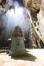 Batu Caves, Malaysia, December 15 2017: Temple in the middle of Batu Cave Royalty Free Stock Photo