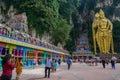 New looks of Batu Caves, guarded by a monumental statue of Hindu