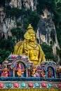 Batu caves, hinduism temple in a sunny day in Kuala Lumpur, Malaysia.