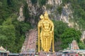 Batu Caves statue and entrance near Kuala Lumpur, Malaysia. Royalty Free Stock Photo