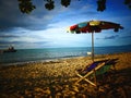 Batu Ferringhi Beach in Penang Royalty Free Stock Photo