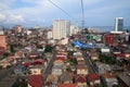 Batumi, Autonomous Republic of Adjara, Georgia - 09.05.2018. View of residential buildings in the Bagrationi area Royalty Free Stock Photo