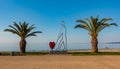 Batumi Beach Love Sculpture