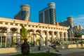 BATUMI, GEORGIA: Hotels and apartments Sea Towers Orbi and restaurant Veranda Acropoli.