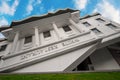 Inverted building of the White Restaurant Royalty Free Stock Photo