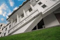 Inverted building of the White Restaurant Royalty Free Stock Photo