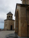 Batumi, Georgia - June 26 2018: Holy Trinity Monastery Church under construction Royalty Free Stock Photo