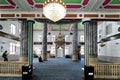 BATUMI, GEORGIA - JUNE 29, 2023: Interior of the Batumi Central Mosque (known as Orta Cami).