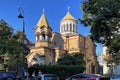 BATUMI, GEORGIA - JUNE 29, 2023: View of the Church of Holy Christ the Savior. This is a church of the Armenian Apostolic Church