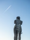 Landmark of Batumi. Moving sculptures. Ali and Nino. metal people. Monument. Tourist method. Sechanism