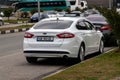 Batumi. Georgia - March 19, 2021: Ford fusion on the street of Batumi