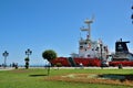 Georgian government coast guard patrol vessel Black Sea port Batumi Georgia