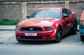 Batumi. Georgia - September 28, 2020:Ford Mustang on the streets of Batumi