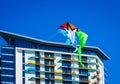 Batumi, Georgia - September 30, 2019. Kite festival in sunny day.