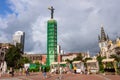 Batumi, Georgia Ã¢â¬â September, 2021:The Medea statue with Golden Fleece Ã¢â¬â monument to Colchian Princess of the Greek mythology