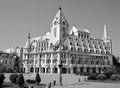 Stylish modern building on European Square in the center of Batumi