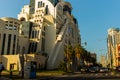 BATUMI, GEORGIA: Unusual Grand Gloria Hotel on the embankment in Batumi