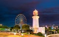 Batumi Lighthouse and a Ferris wheel, Georgia
