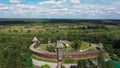 Baturin Fortress in Chernigiv region of Ukraine aerial view