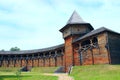 Baturyn Citadel. Ancient Slavonic architecture of fortress Royalty Free Stock Photo