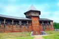 Baturyn Citadel. Ancient Slavonic architecture of fortress Royalty Free Stock Photo