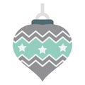 bauble, christmas decoration Color Vector icon which can be easily modified or edit Royalty Free Stock Photo