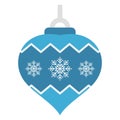 Bauble Color Vector icon which can be easily modified or edit Royalty Free Stock Photo