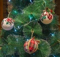 Bauble decoration hanging on Christams tree