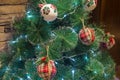 Bauble decoration hanging on Christams tree