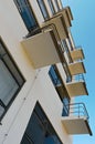 Bauhaus Dessau, balconies Royalty Free Stock Photo