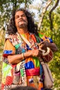 Baul folk singer in India Royalty Free Stock Photo