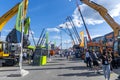 Bauma CCT Russia - trade fair in the construction industry. Outdoor exposition exhibition of construction equipment