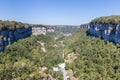 Baume Les Messieurs village, Valley, canyon from Jura