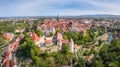 Bautzen, Germany. Aerial cityscape of Old Town