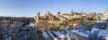 Bautzen germany high definition panorama in winter Royalty Free Stock Photo