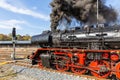 Bautzen, Saxony, Germany - 10.13.2019; historic steam locomotive Royalty Free Stock Photo