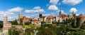 Panorama cityscape view of the old town of Bautzen in Saxony Royalty Free Stock Photo