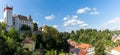 Panorama cityscape view of the old town of Bautzen in Saxony Royalty Free Stock Photo