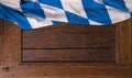 A bavaria flag oktoberfest blue and white