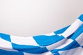 A bavaria flag oktoberfest  blue and white Royalty Free Stock Photo