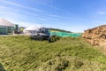 Prinoth Leitwolf snowcat prepares the silage for the biogas plant