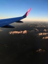 Bavaria, Germany - June 28, 2019: Airbus A321 plane of Wizz Air flying over Alps mountains. Royalty Free Stock Photo