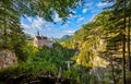 Bavaria, Germany. Neuschwanstein Castle in Bavarian Alps Royalty Free Stock Photo