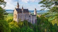 Bavaria, Germany. Neuschwanstein Castle in Bavarian Alps Royalty Free Stock Photo