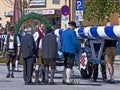 Bavaria, may pole preparation