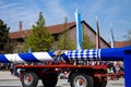 Bavaria, May pole transportation