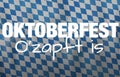 Bavaria Oktoberfest festival flag design