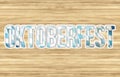 Bavaria Oktoberfest Flag Wood Design